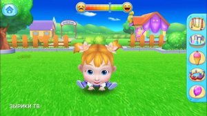 Играем в игру мультик для девочек/Ухаживаем за малышкой Беби Босс, Утренний Прием у Врача/Зырики Т