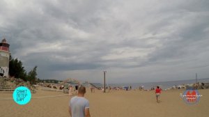 Пляж около Осиновецкого маяка, Ладожское озеро