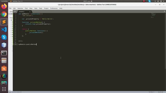 How to use Module Pattern in Javascript