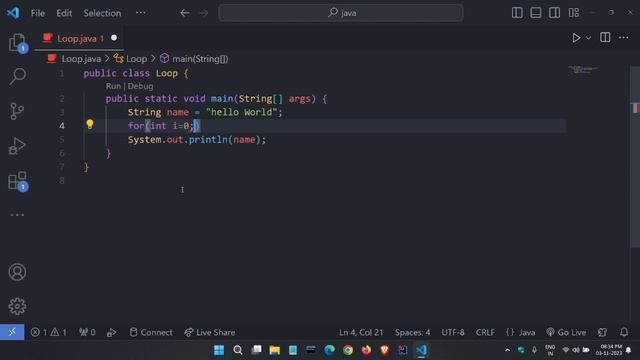 ? For Loop in Java |  Java Series | #8 | #javaprogramming