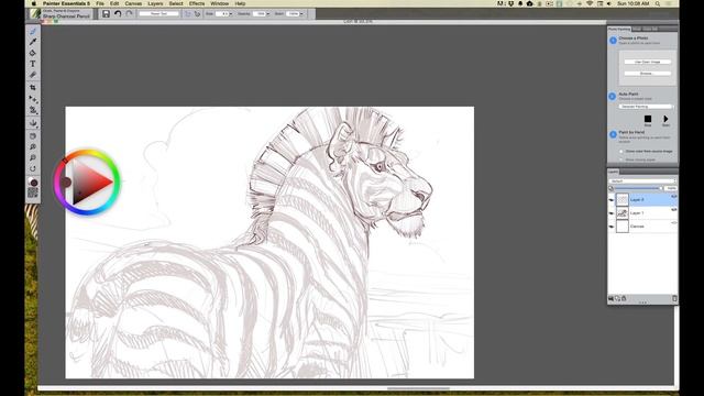 INTUOS ART: Refining a Drawing in Painter Essentials with Aaron Blaise смотреть онлайн