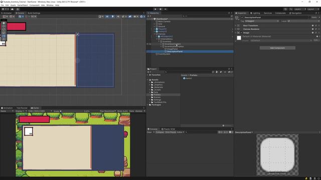 5. Элемент пользовательского интерфейса для предметов инвентаря - Инвентарная система в Unity смотреть онлайн