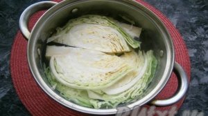 Молодая капуста кусками в духовке