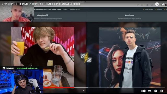 СТИПКОП СМОТРИТ: ЛУЧШИЙ СТРИМЕР ТВИЧА ПО МНЕНИЮ ИВАНА ЗОЛО смотреть онлайн