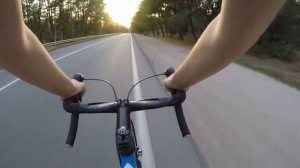 Покатушка на шоссере. Вот ЗАЧЕМ НУЖЕН велосипедный ШЛЕМ!