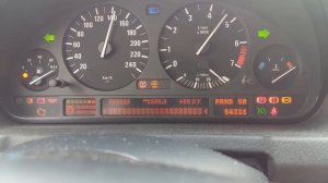БМВ Х5 е53 тест приборной панели