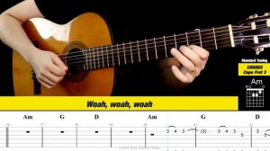 SWEATER WEATHER Guitar Tabs | Tutorial | Cover (The Neighbourhood)