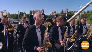 Джазовый оркестр под управлением Андрея Балина. Доброе утро. Суббота. Фрагмент выпуска от 05.06.2021