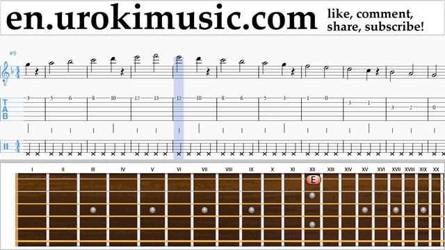 Guitar lessons Carlos Vives, Sebastian Yatra - Robarte un Beso Sheet Music Tutorial Part#1 um-i352 смотреть онлайн