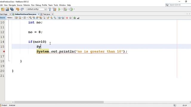 if else practice example in java programming language смотреть онлайн