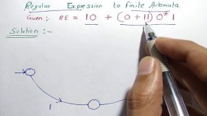 How to convert Regular Expressions to Finite Automata |Example 1 | TOC by Nitesh Jadhav in Marathi