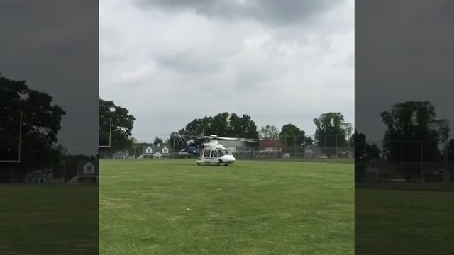 state police helicopter lands in south river смотреть онлайн