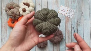 Вязаная тыква крючком описание