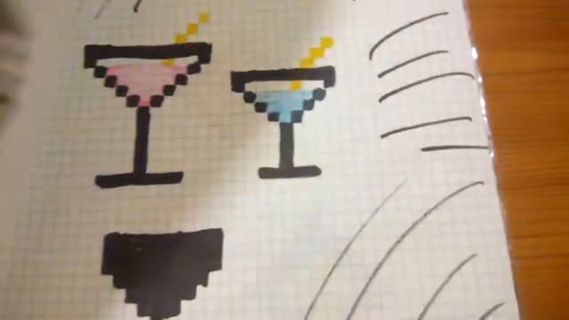 Мои рисунки по клеточкам смотреть онлайн