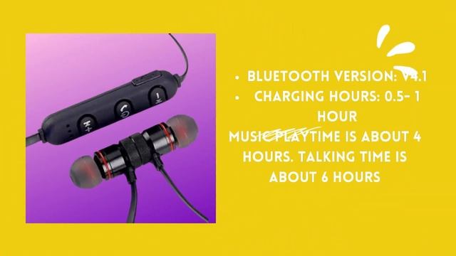 Wireless Sports Bluetooth Magnet Earphone Bluetooth Headset with Microphone смотреть онлайн