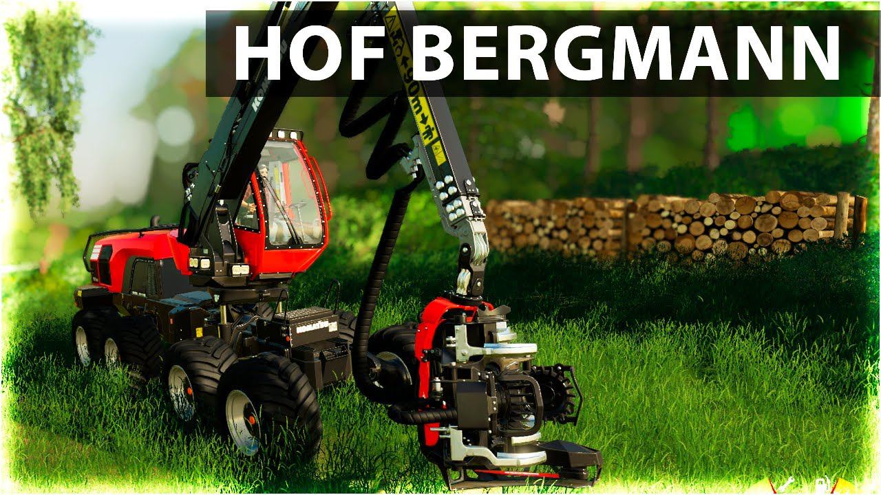 Лесозаготовка  Farming Simulator 19 [Hof Bergman FS19]