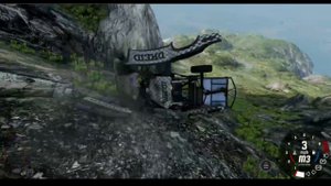 Машины падают с горы BeamNG drive