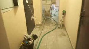 Наливные полы механизированным способом