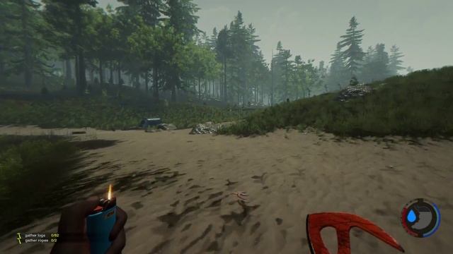 The Forest coop-прохождение #4 Плот-вездеход. смотреть онлайн