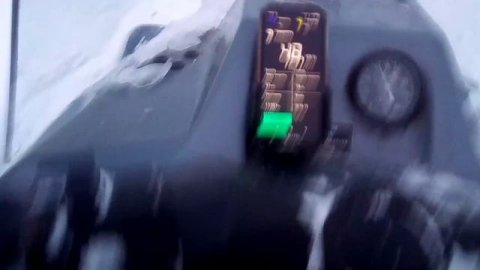 Замер скорости снегохода с двигателем Лифан 20 по навигатору.