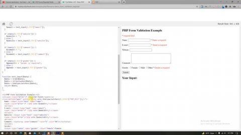 55 Form Validation in php | php bangla tutorial |basic to advanced php