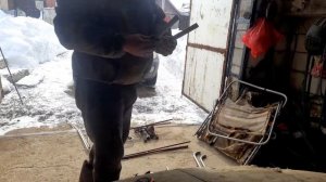 Стол из старой сушилки для белья