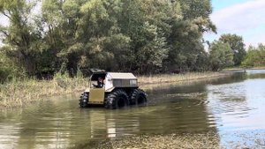 Электровездеход - Тест болота