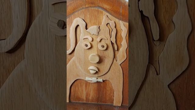 Wood.Art.Собачка.Картинка.#арт #woodart #дача # резьбаподереву #интерьер #идея #израиль #дом