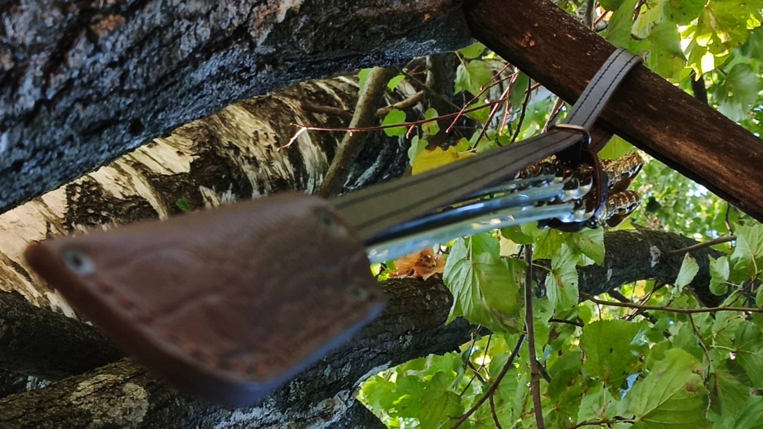 Кожаный чехол «КЕДР» для шампуров премиум класса