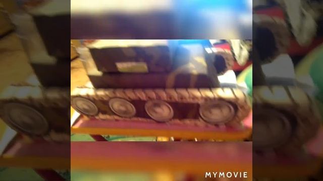 Подделка "Танк" своими руками из подручных средств. смотреть онлайн