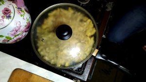 Лапша Удон с грибами   Курицей и соусом терияки