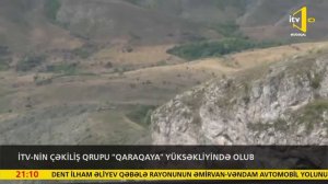 Вид на село Мовсес с позиций высоты Гарагая (армяне её ещё называют "Карадаш").