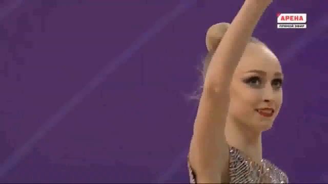 2019.04.07 Пезаро - Оноприенко Виктория 2003 ??UKR - Булавы 20,050 - World Cup Pesaro 2019 смотреть онлайн