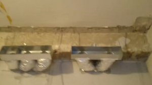 Пример установки канальных кондиционеров 1-й этап