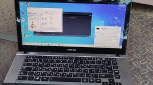 Как долго может работать на своей батареи ультрабук Toshiba Satellite U840W, которому 7 лет ?