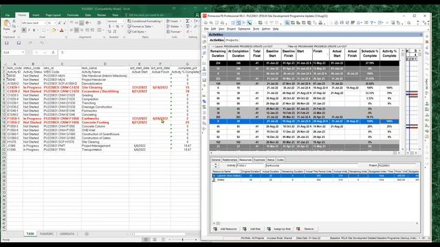 PCM P04 S31 - HOW TO IMPORT PROGRESS & ACTUALS UPDATE FROM MS EXCEL FORMAT TO PRIMAVERA P6 FORMAT смотреть онлайн