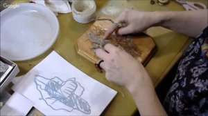 Микс Медиа Энкаустика Mixed Media Encaustic Панно Сухоцвет: видео мастер-класс Натальи Жуковой