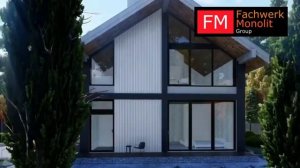 Проект дома. Фахверк из бетона