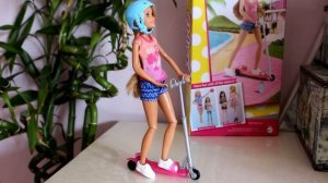 Кукла Стейси с самокатом. Обзор и распаковка. Barbie Stacie & Scooter