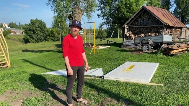 Летний шалаш для цыплят.