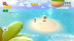 Super Mario 3D World - Мир 5 - Солнечный берег - все звезды и печать - 100% прохождение