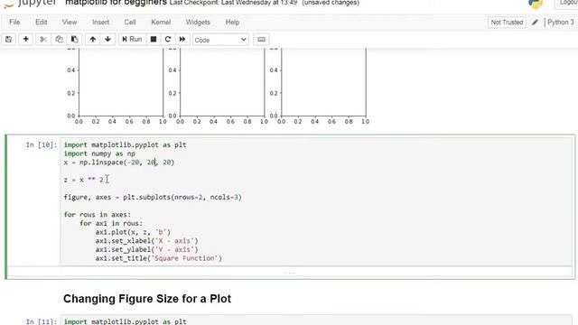 Tutorial 15 : Matplotlib library for beginners in python | Jupyter notebook смотреть онлайн