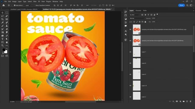 Photoshop Tutorial - Attractive poster design for a product #photoshoptutorial