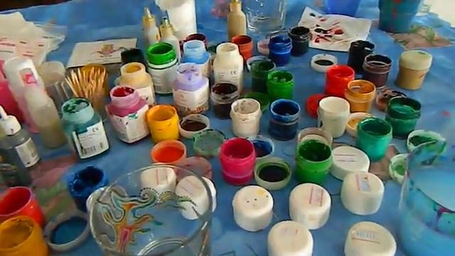 Мастер-класс: роспись по стеклу от www.100artistov.ru