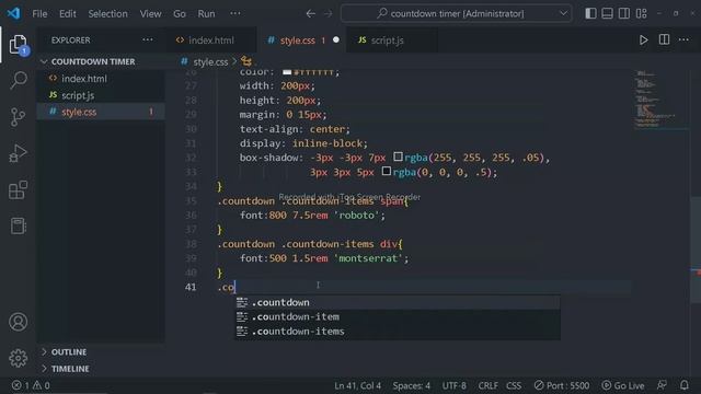 JavaScript Countdown Timer Tutorial