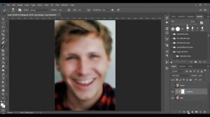 How to make the face skin look softer using Photoshop