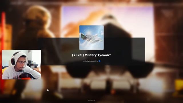 NEW YF23 UPDATE IN MILITARY TYCOON ON ROBLOX (FACE CAM) смотреть онлайн