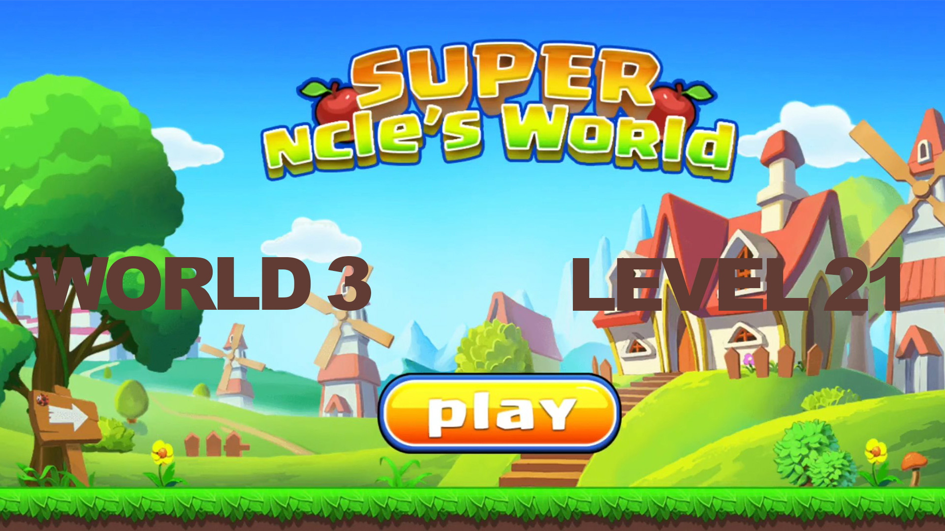 Super ncle's  World 3. Level 21.