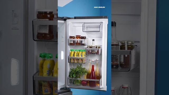 Двухдверный  холодильник AEG RMB954F9VX - детская американская мечта