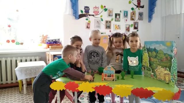 Фрагмент сказки "Теремок" Группа 2А средняя смотреть онлайн
